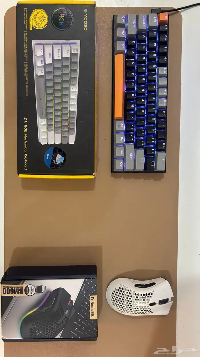 ماوس وكيبورد RGB 0
