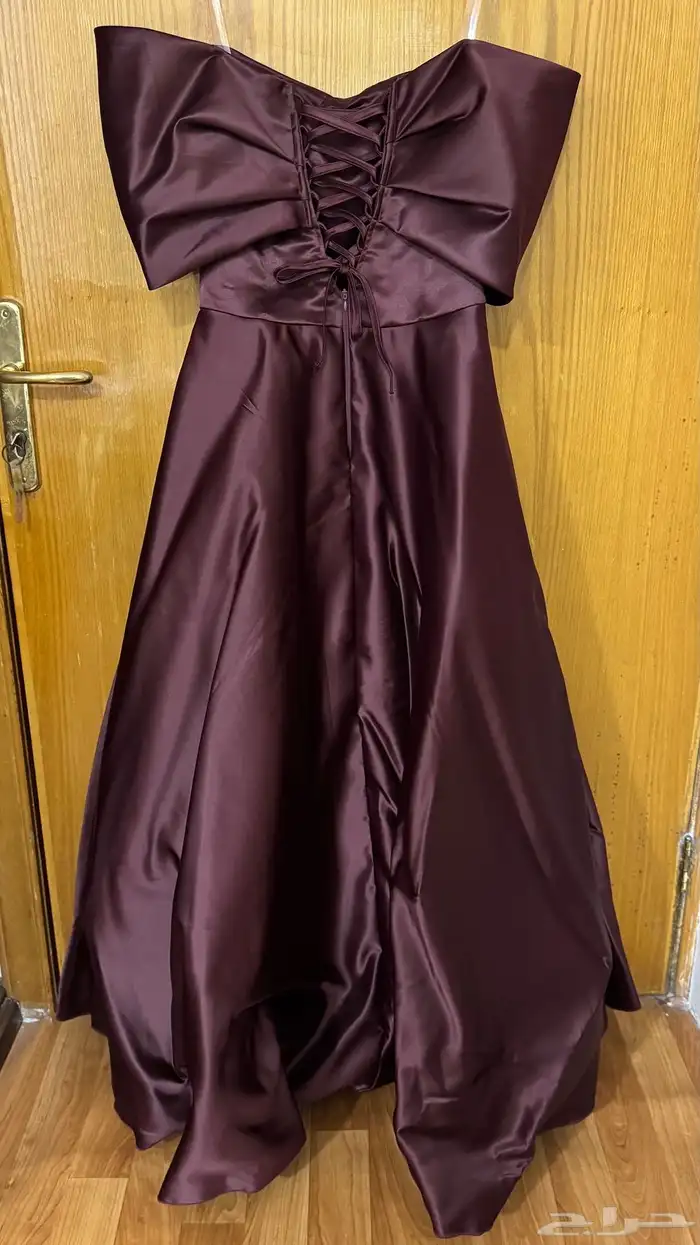 فستان عنابي 3