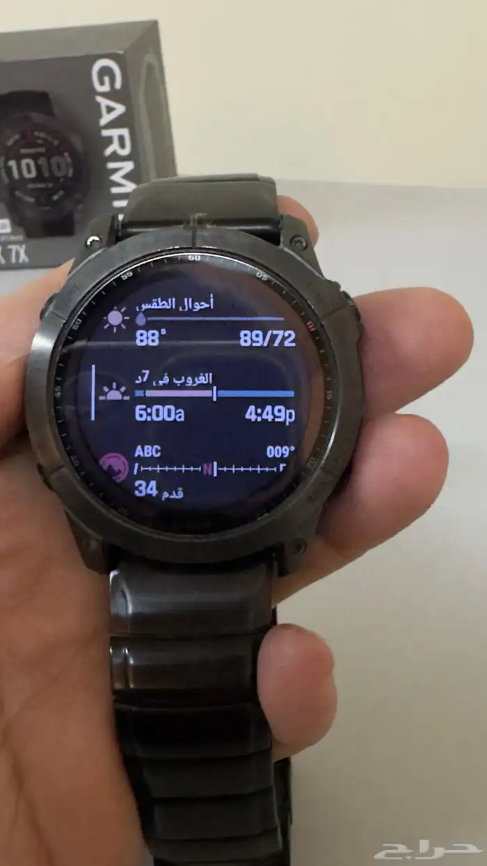 ساعة جارمن Fenix X Sapphire Solar 4