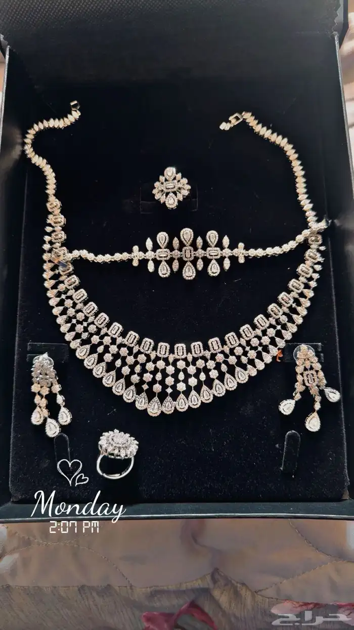 طقم زركون فاخر 1