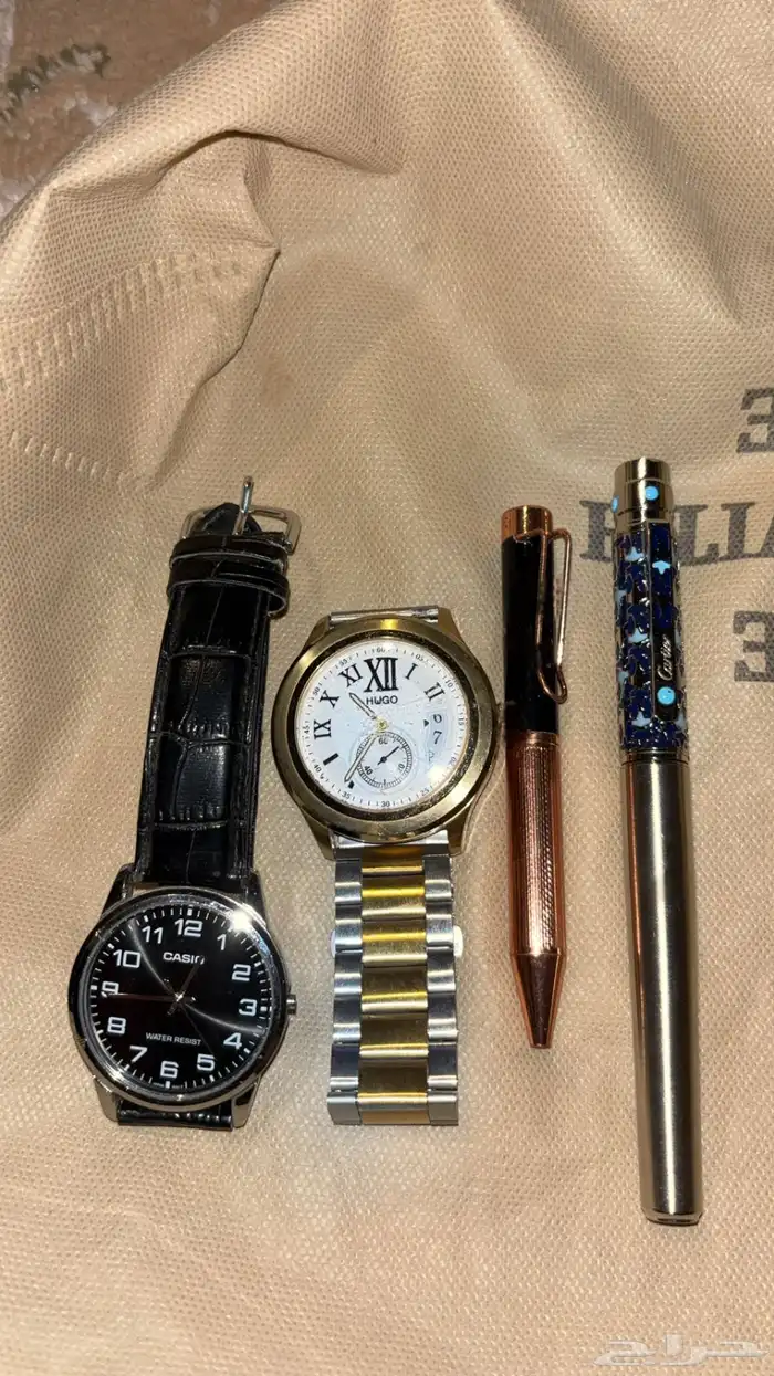 قلمين كارتير وعادي ساعتين 0