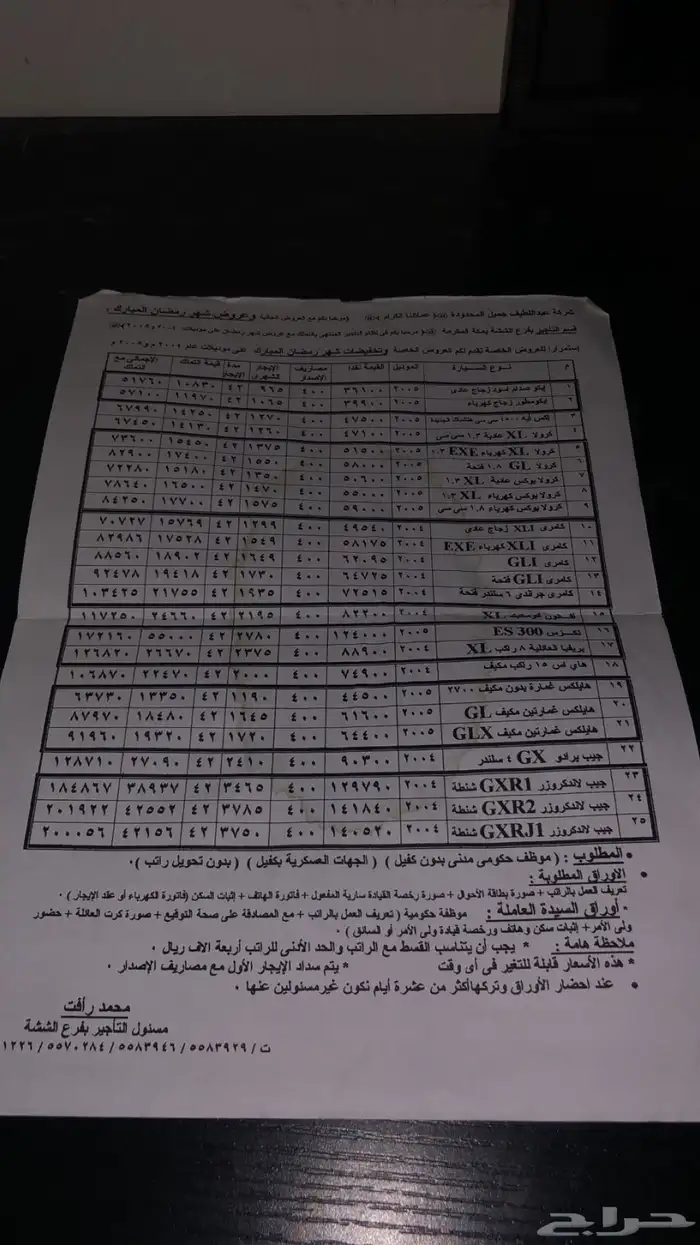 كتلوج كامري 16