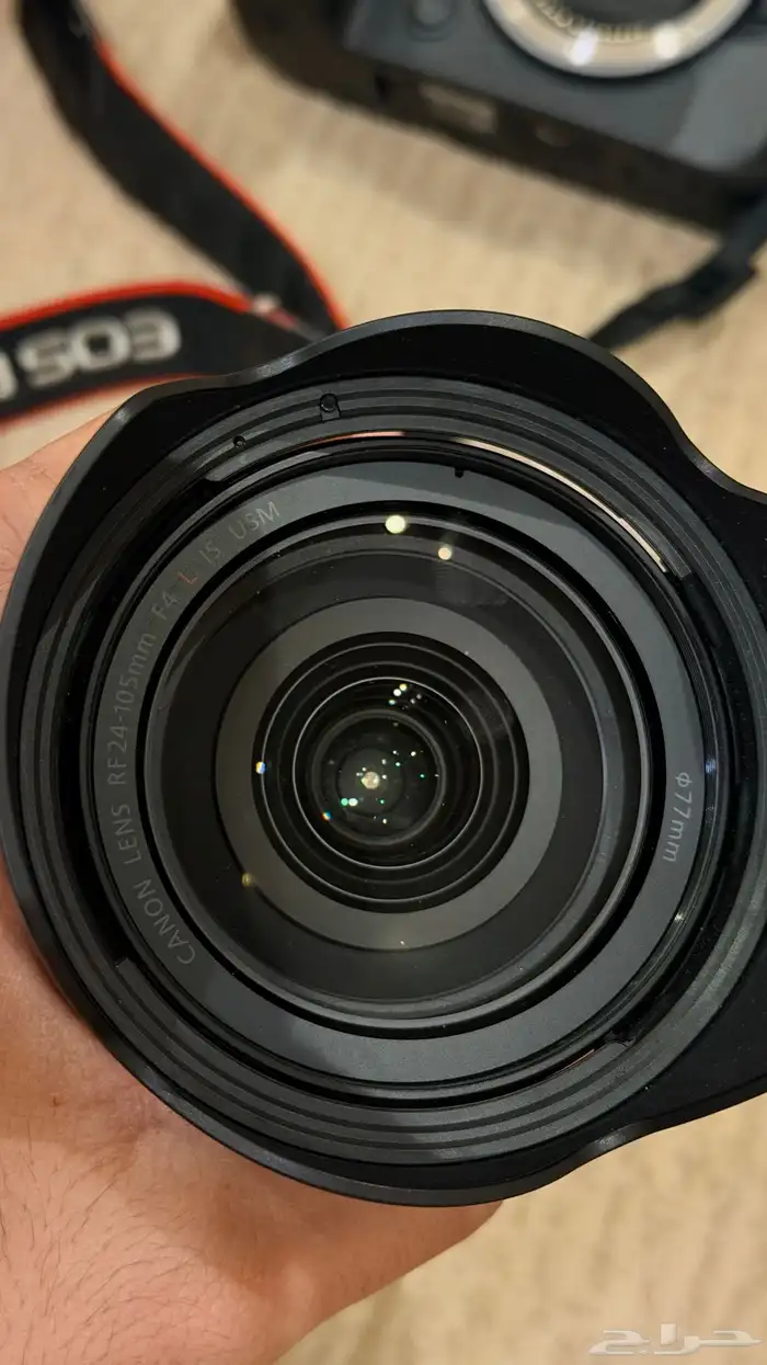 كاميرا كانون (EOS R6 Mark 2)   عدسة كانون (RF 24 105) 2