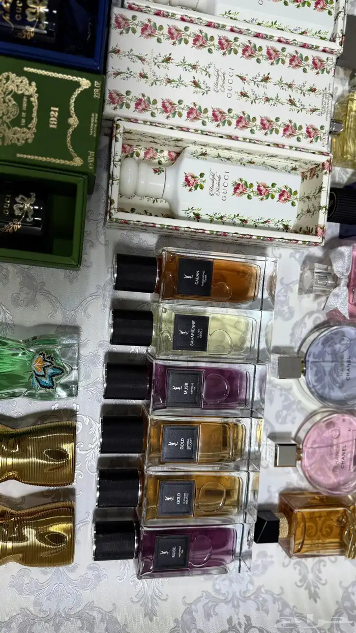 عطور اصليه ماركات بكراتين وبعضها بدون كراتين بربع القيمه 44