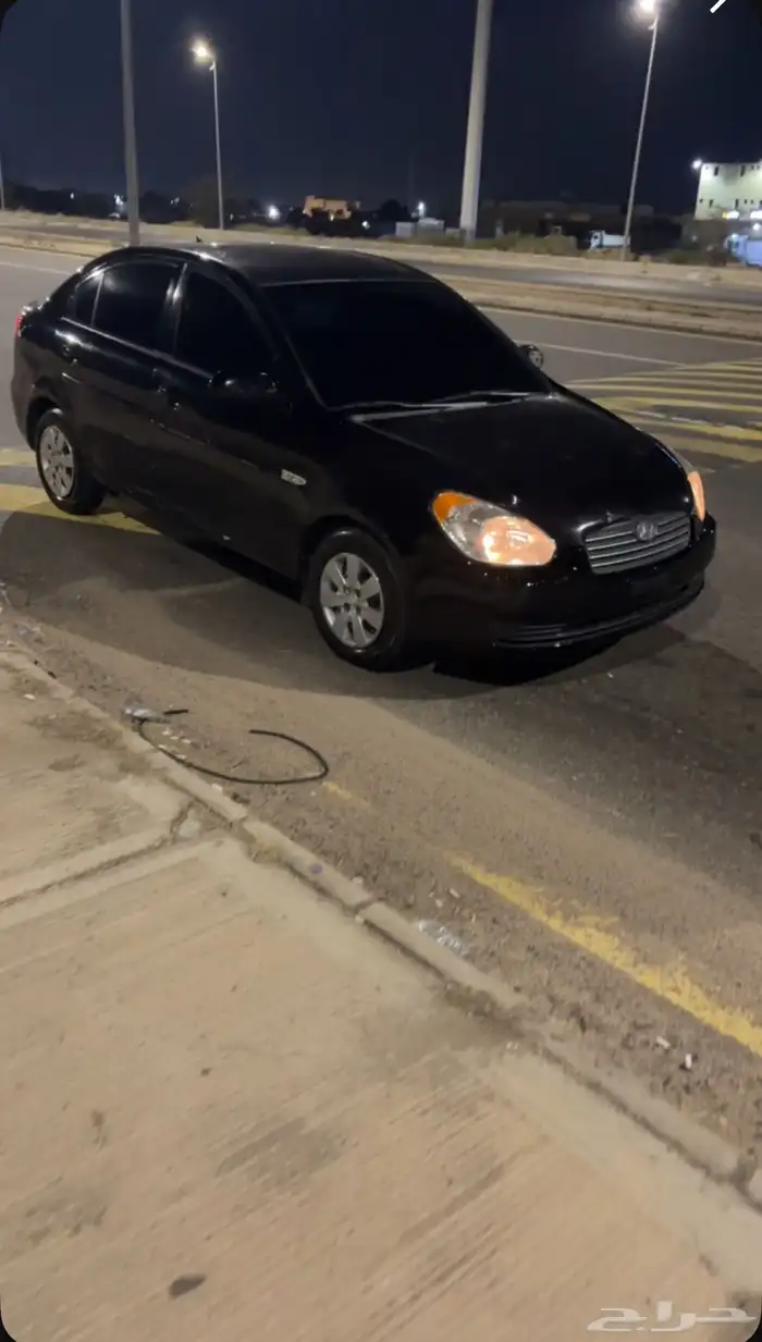 اكسنت 2007 اسود 1