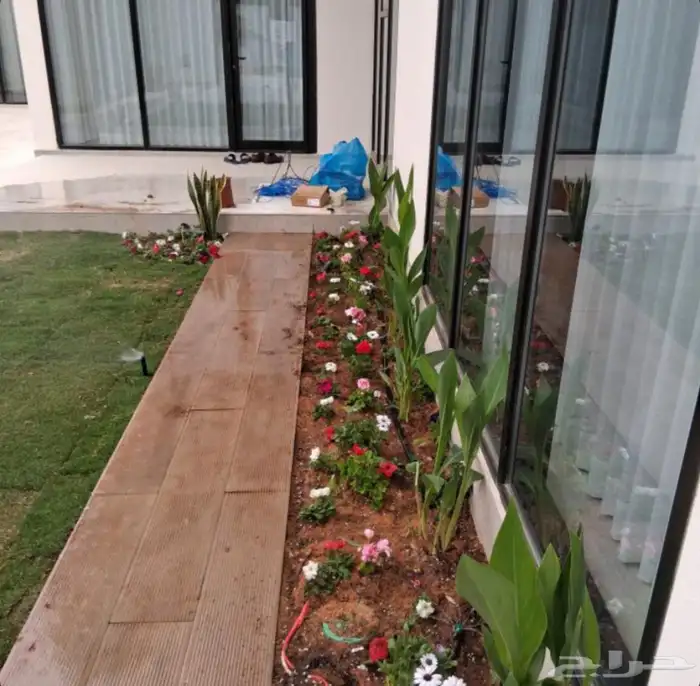 تنسيق حدايق واحواش فلل 5