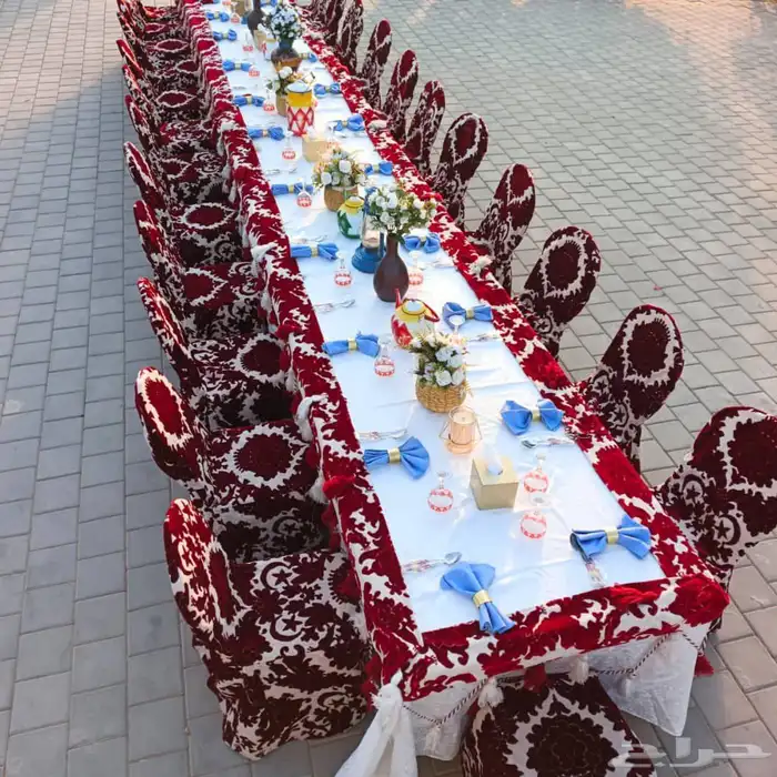 تاجير حفلات ملكي تاجير كراسي شفاش كراسي طعام دفايات كنب 0