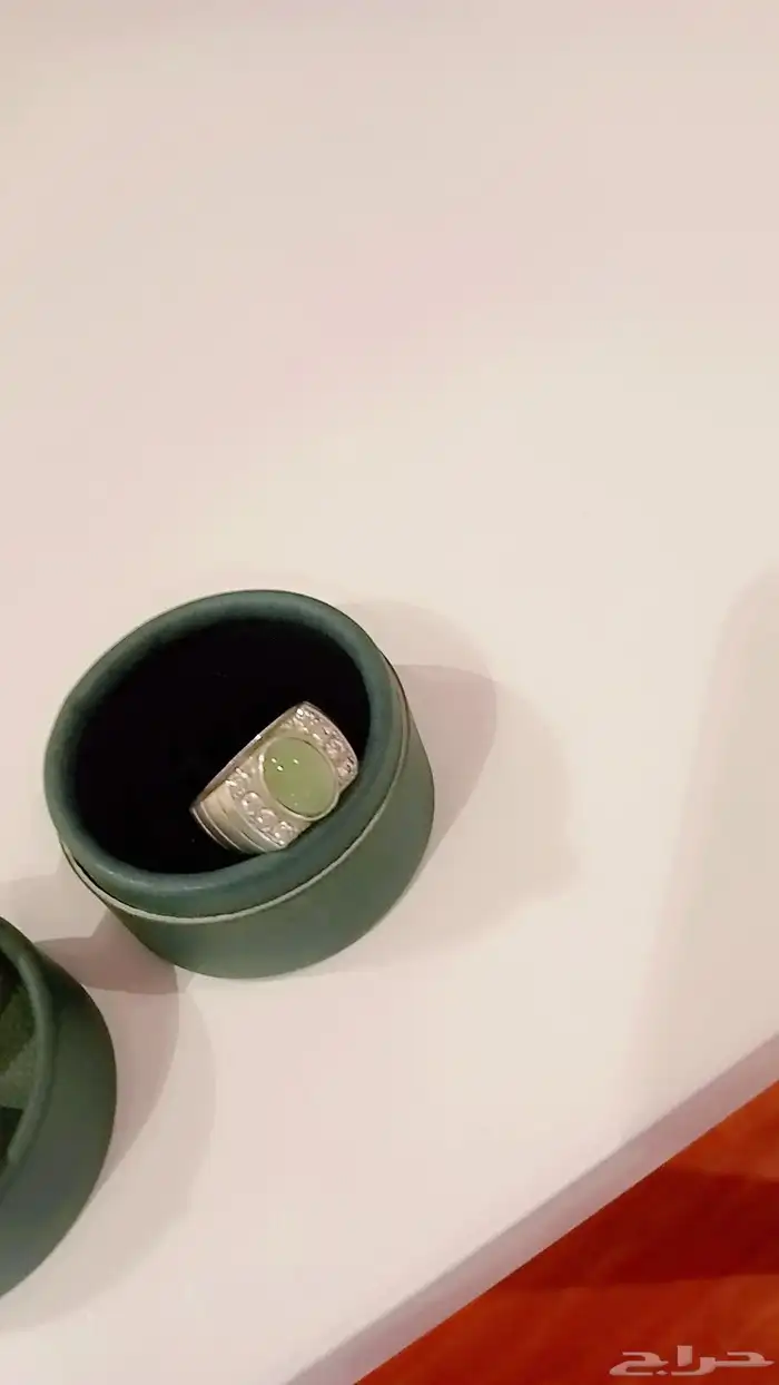 خاتم زمرد كولومبي طبيعي مع الشهادة 3