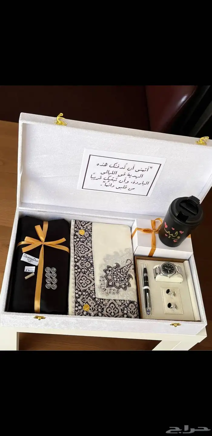 هداياء شتويه رجاليه غتره قناش شتوي قلم كبك ساعه كوب 13