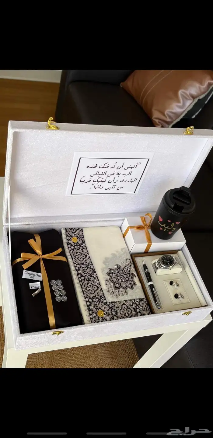 هداياء شتويه رجاليه غتره قناش شتوي قلم كبك ساعه كوب 11