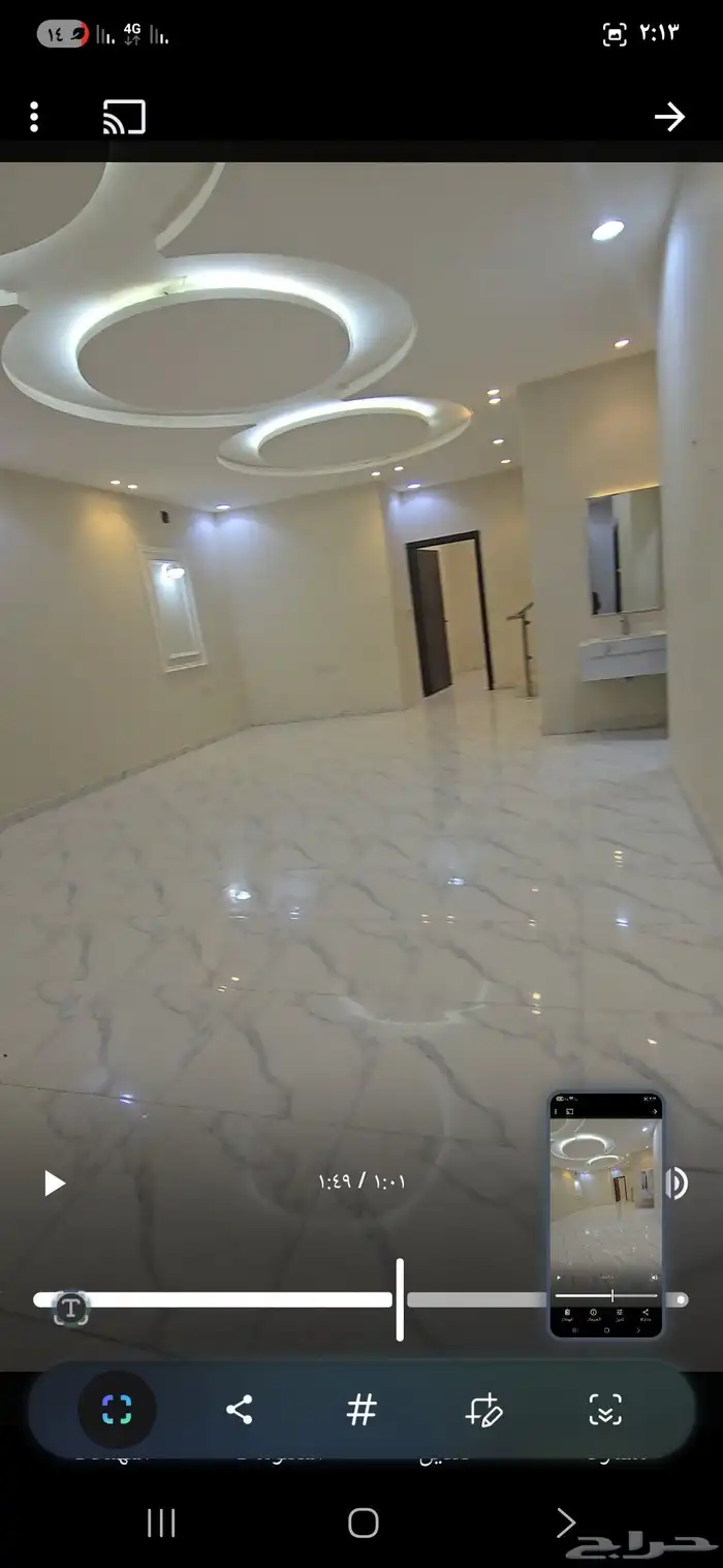 فلا فاخر للايجار بحي طويق الموسي 4