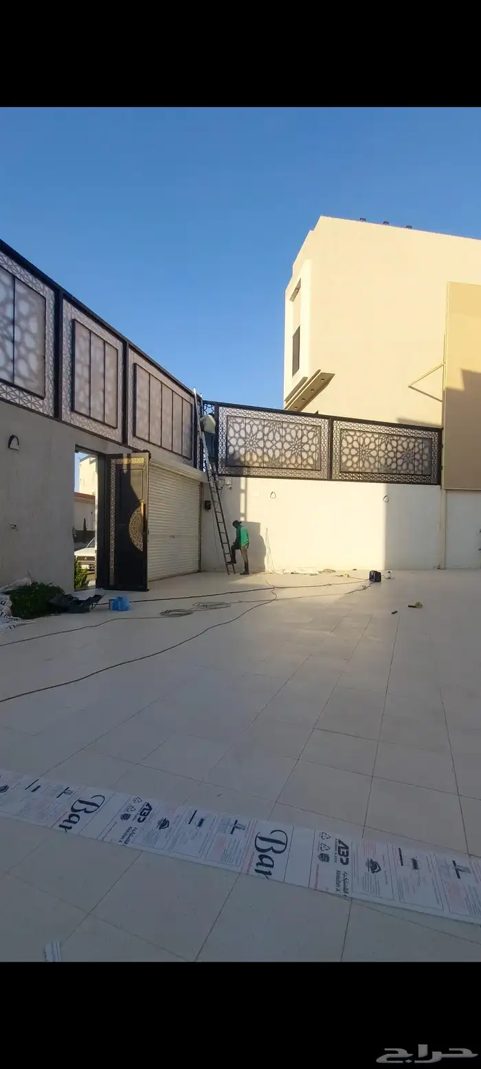 ورشة حدادة باشراف سعودي مباشر 24