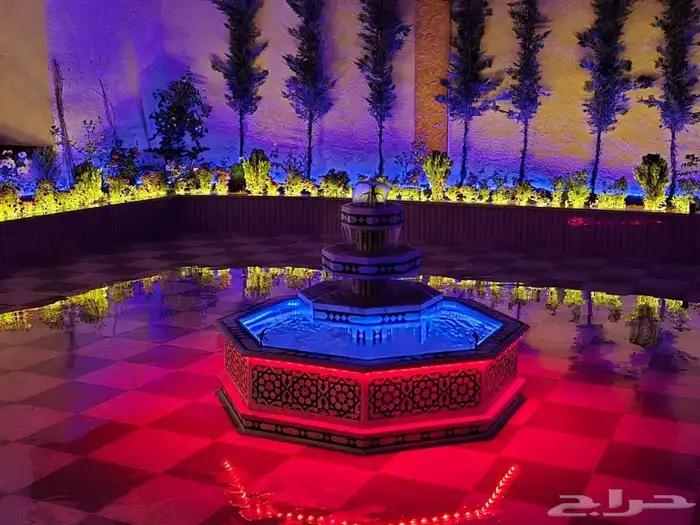 بحرات نوافير جلسات شاميه حجر حدائق 1