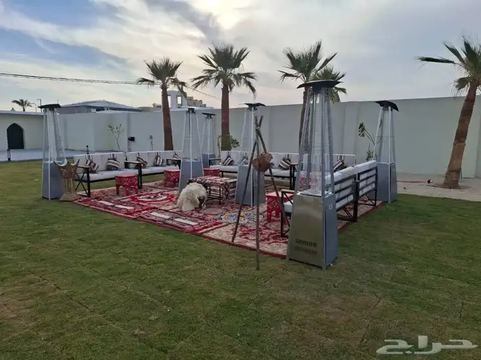 تاجير حفلات ملكي تاجير كراسي شفاش كراسي طعام دفايات كنب 6