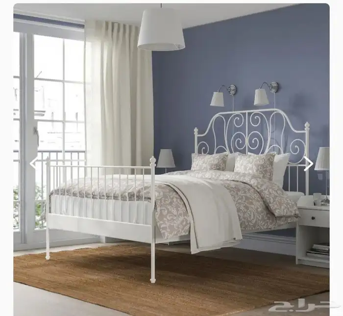 سرير ايكيا نفرين حديد 0