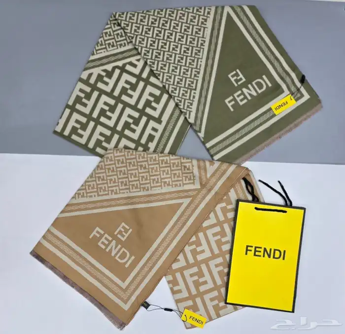 شالات ماستر كواليتي شنيل  بربري  لويس فيتون  فندي  هرمز 18