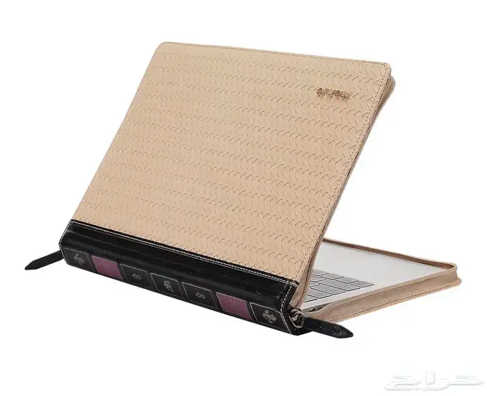 شنطة حقيبة حافظة لاب توب لابتوب ماك 13.3 إنش على شكل كتاب 0