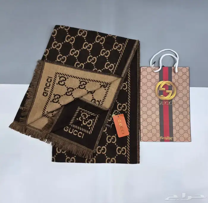 شالات ماستر كواليتي شنيل  بربري  لويس فيتون  فندي  هرمز 32