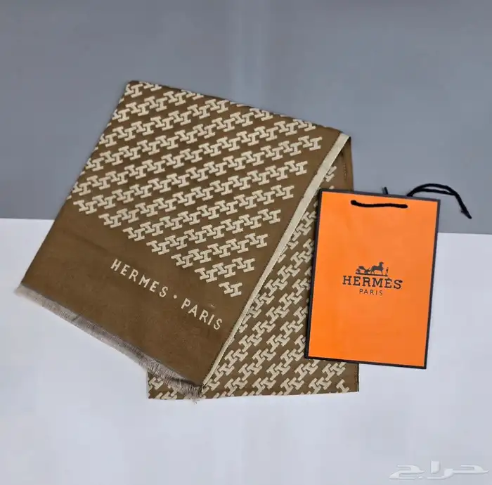 شالات ماستر كواليتي شنيل  بربري  لويس فيتون  فندي  هرمز 37