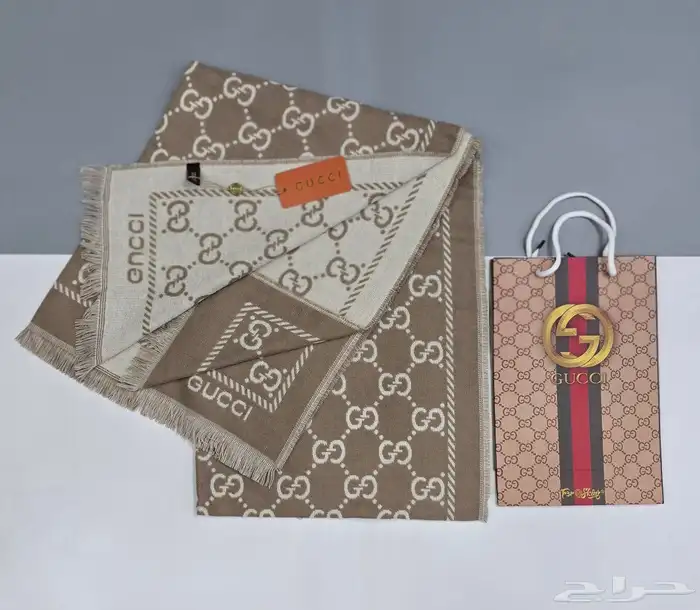 شالات ماستر كواليتي شنيل  بربري  لويس فيتون  فندي  هرمز 34