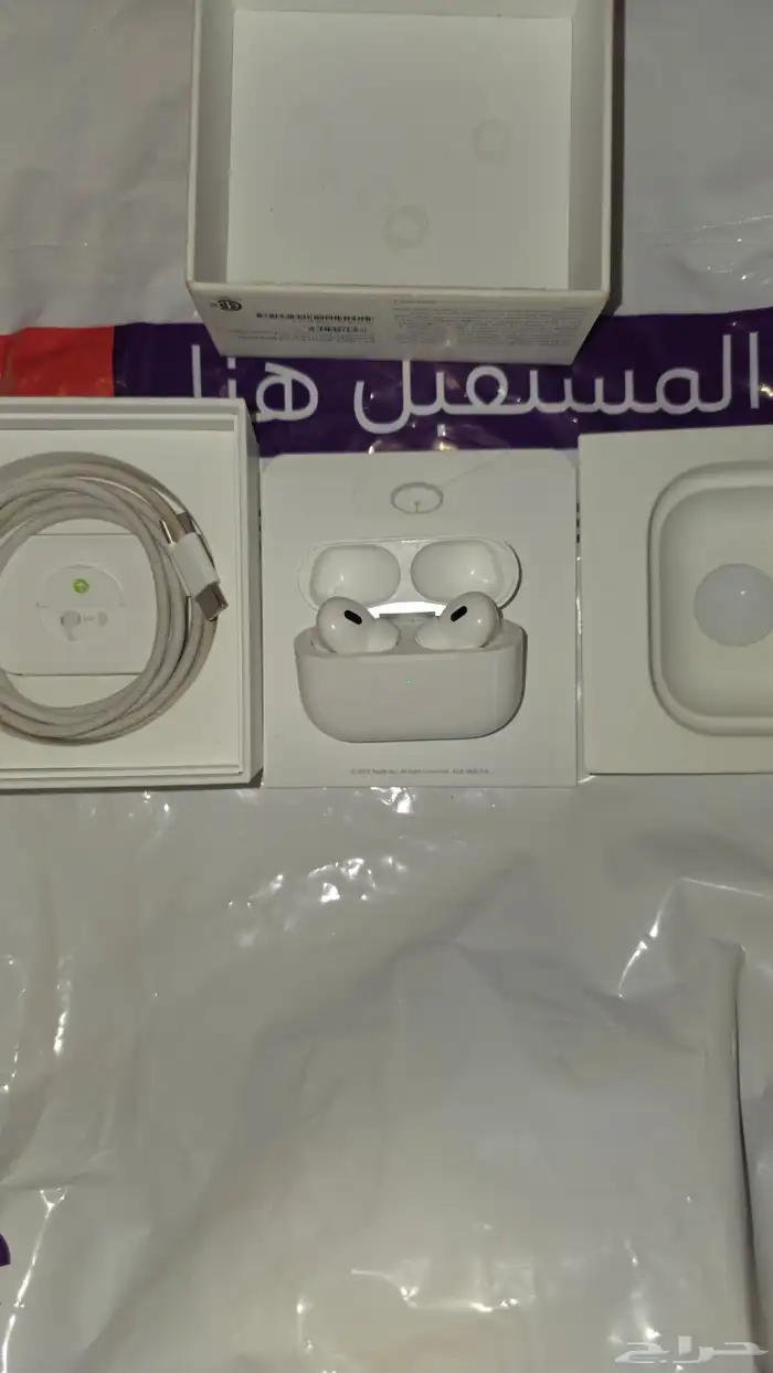 سماعات أبل ايربودز برو الجيل 2 الأصلية Apple Airpods Pro 2 0