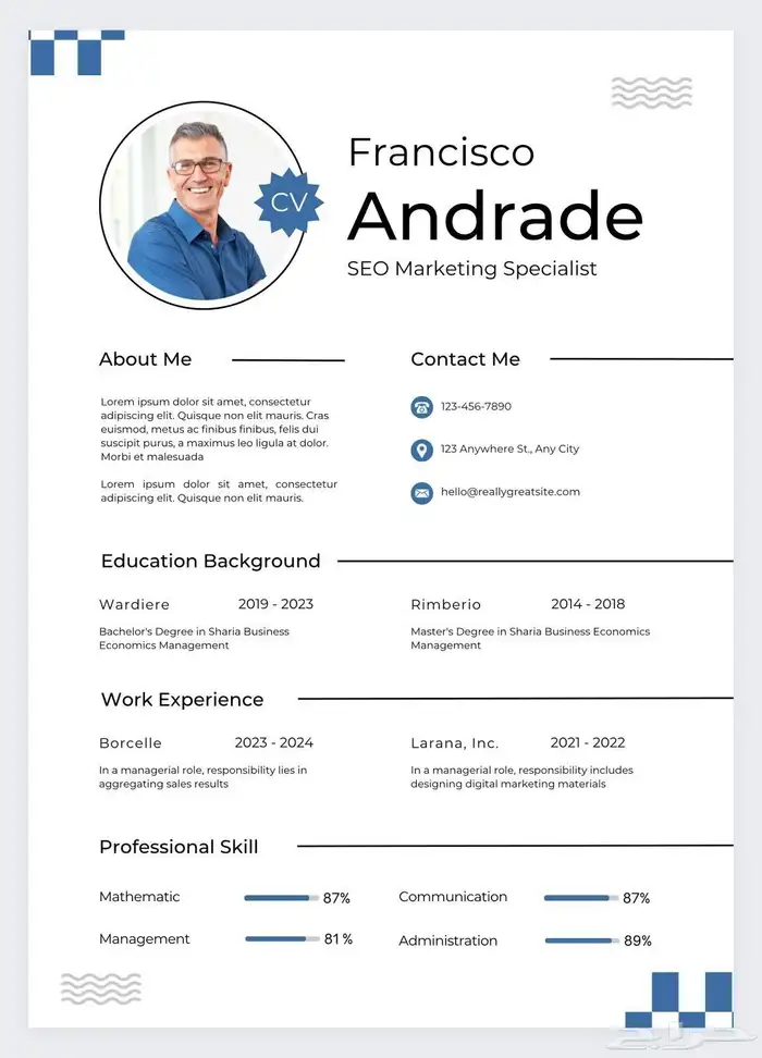 مصمم سيرة ذاتية Cv متوافقة مع نظام الATS العالمي 2