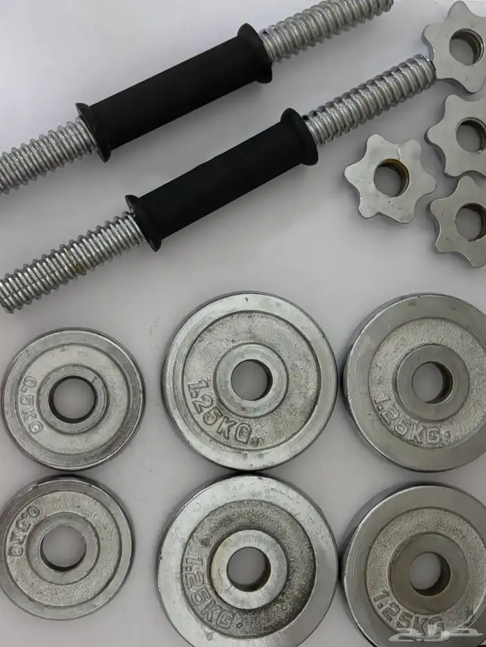 طقم أثقال (دمبل) قابل للتعديل   حالة ممتازة 3