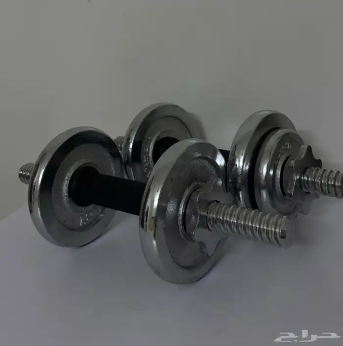 طقم أثقال (دمبل) قابل للتعديل   حالة ممتازة 2