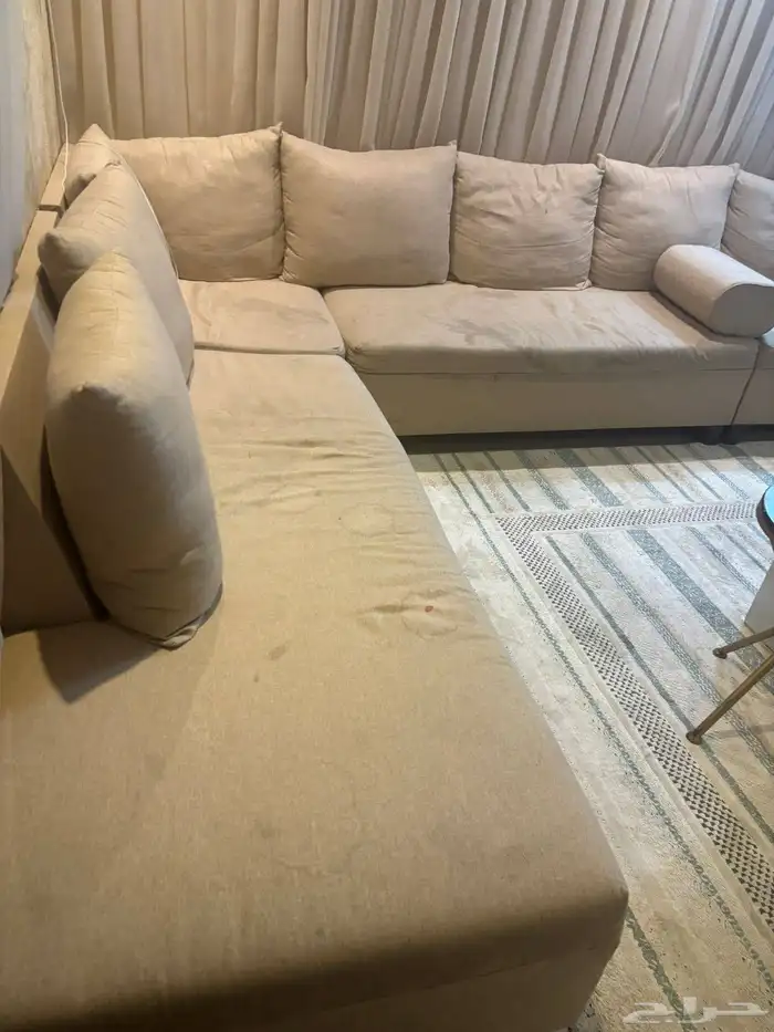 كنب مقاس 4 5مستخدم يحتاج غسيل فقط 3