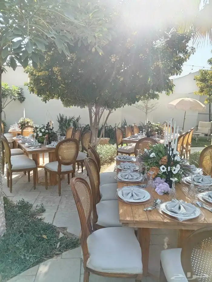 تاجير كرسي وطاولات تاجير كنب تاجير خيام تاجير جلسات شعبيه تا 5