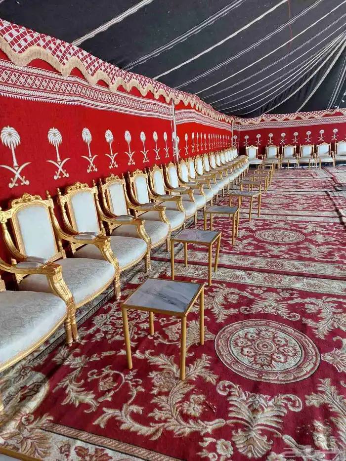 تاجير كنب وكراسي ملكي وجه كراسي كويتيه وطاوله طعام وكراسي 3