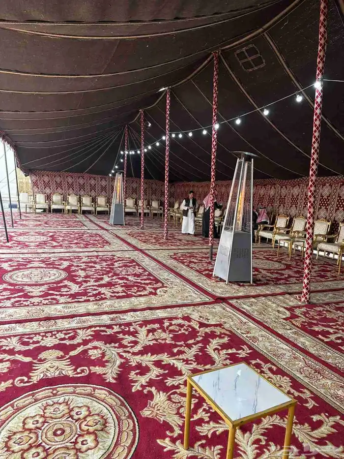 تاجير خيم بجيمع انواعها جلسات شعبيه بأنواعها كراسي زل طاولات 6