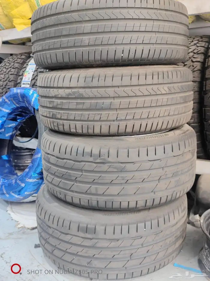 جنوط مرسيدس مقاس 18 مع الكفرات 1