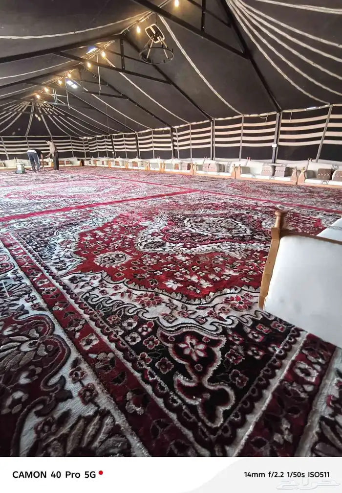 خيام الفخامه الملكيه خيام تفصيل الخيام تلبيس الخيام مضلات 2