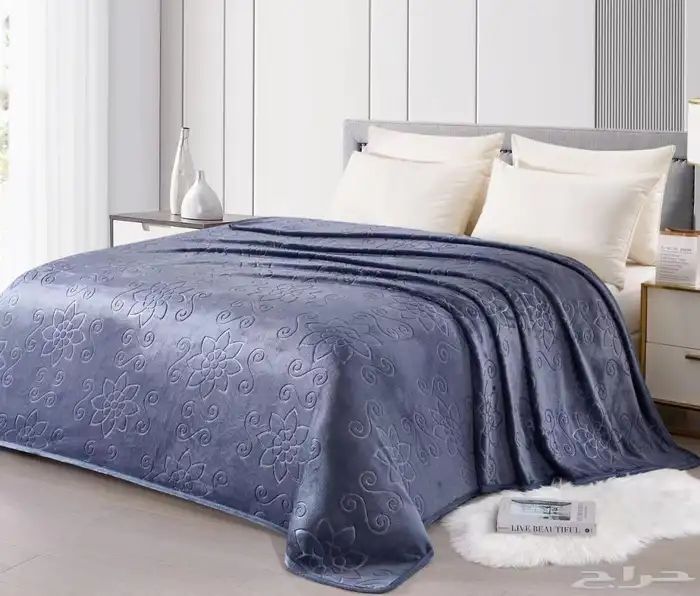 إيليت كومفورت للمفروشات وصل حديث ا  بطانية 2 كيلو  سادة محف 1