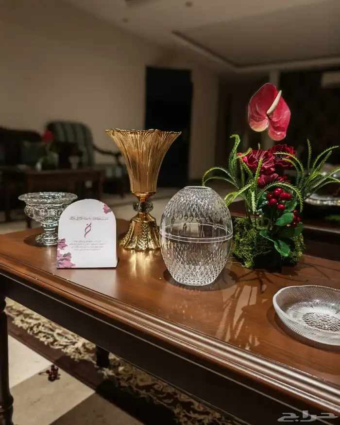 تنسيق حفلات ملكة مدخل استقبال طاولات طاولة شبكة طاولة خدمة 4