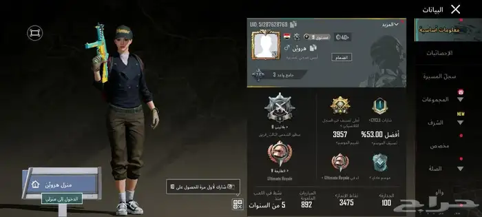 حسابات 18 حساب ببجي حقت هاك السعر30 15