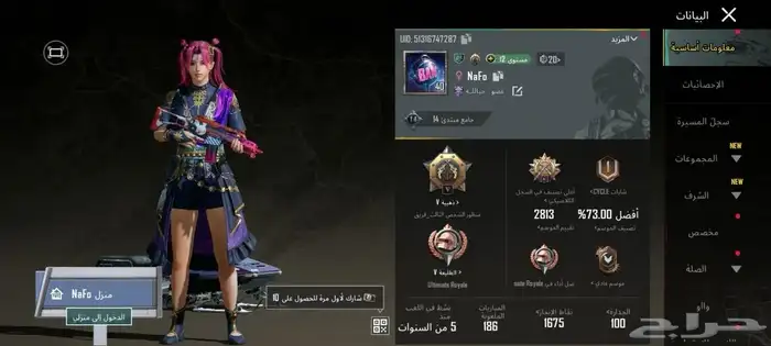 حسابات 18 حساب ببجي حقت هاك السعر30 10