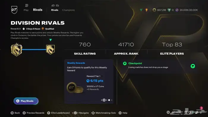 حساب fc26 فيفا مصنف 24 على العالم للبيع اعلى سومة 6