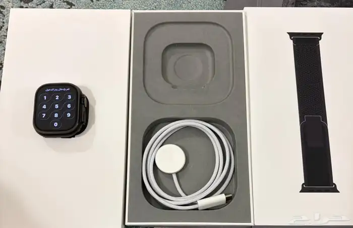 ساعة ابل الترا 2 اسود 49 mm 4