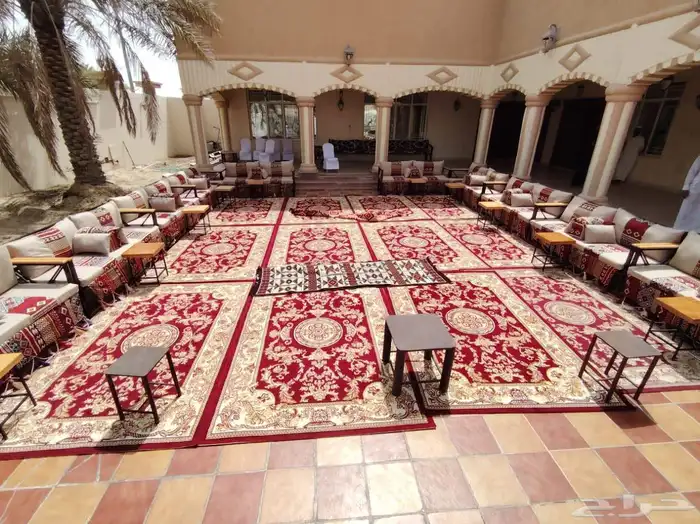 تأجير جلسات شعبيه تأجير كنب تأجير كراسي وطولات تأجير عقود 6