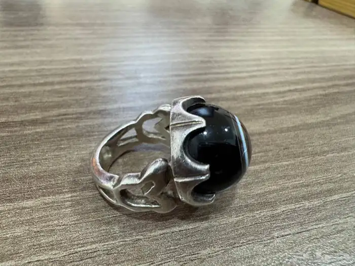 خواتم عدد 2 واحد منهم فضة 3