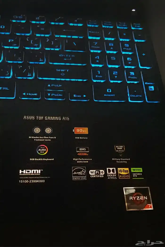 لابتوب ألعاب ASUS TUF GAMING كالجديد 2
