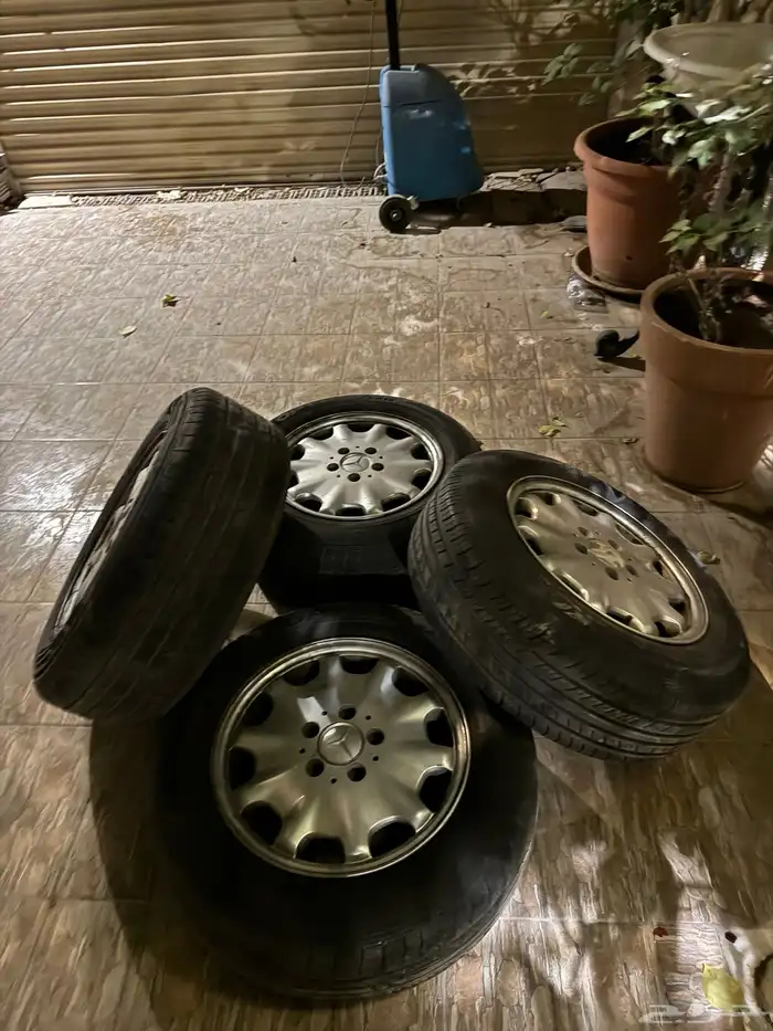 جنوط مرسيدس مقاس 15 ابو عيون او قرش ونص والخ.. 1