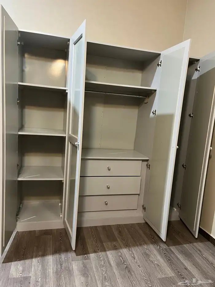 درج ملابس 3ابواب شبه جديد 4