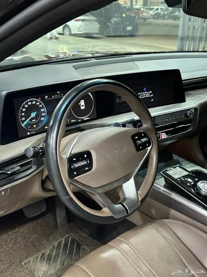 كيا K8 نص فل 2022 اسود لدى معرض(عبيد الرشيدي) 23