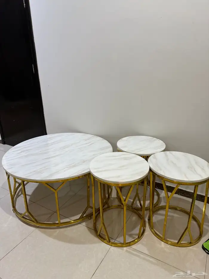 طقم طاولات رخام 0