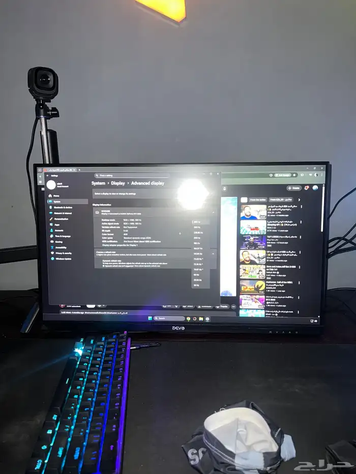 شاشه 360هرتز من ديفو 0