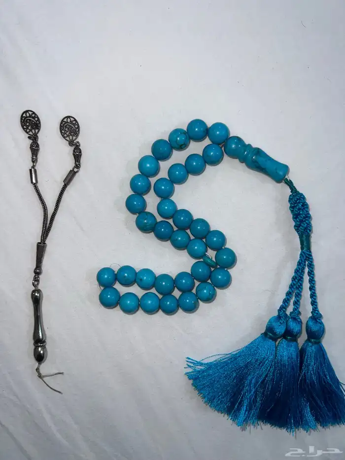 سبحه   مسباح فيروز مع شاهد وكركوش فضه 0