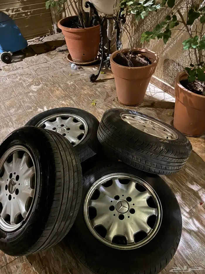 جنوط مرسيدس مقاس 15 ابو عيون او قرش ونص والخ.. 2